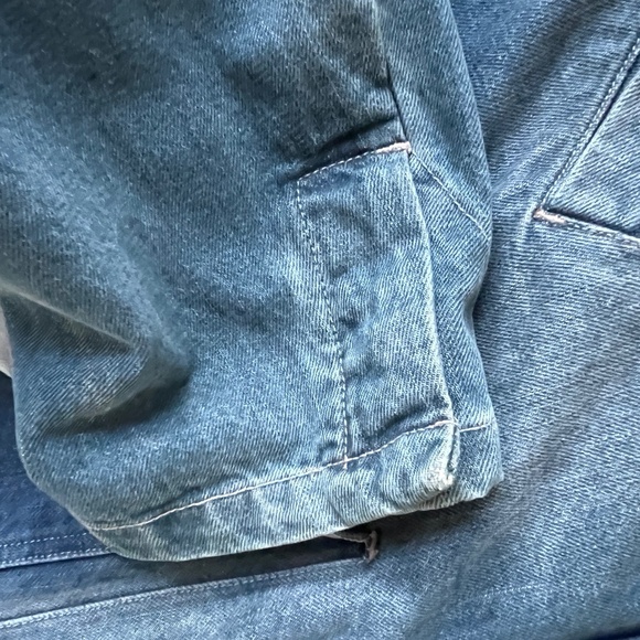 MARITHE FRANCOIS GIRBAUD Mens XXXL Denim Jean Jacket Y2K Designer 100% Cotton - Picture 6 of 12